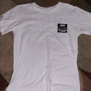 Vans white triple crown shirt
